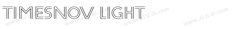 TimesNov Light字体转换